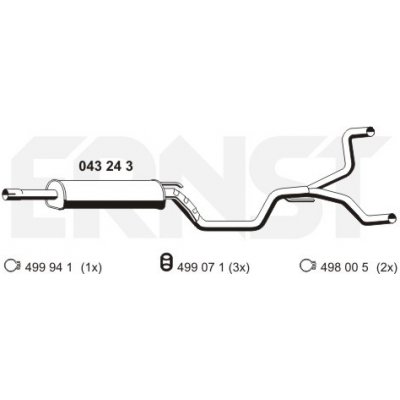 ERNST 043243 | Zboží Auto