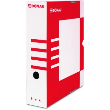 Donau archivační krabice červená A4 80 mm