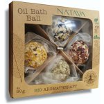 Natava Oil Bath Balls Mix 4 x 50 g dárková sada – Zboží Mobilmania