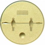 Emblém 50mm "Fotbálek" zlatý 1065006-1 – Zboží Mobilmania