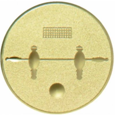 Emblém 50mm "Fotbálek" zlatý 1065006-1 – Zboží Mobilmania