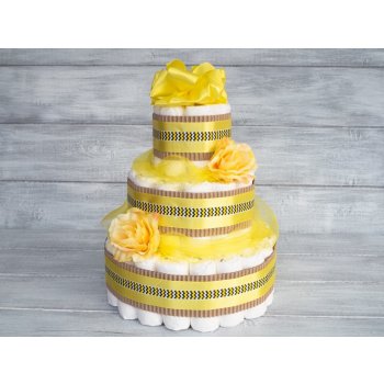 PASTELL Decor Plenkový dort neutrální žlutý