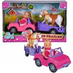 Simba Steffi Love Evička jeep + koník – Hledejceny.cz