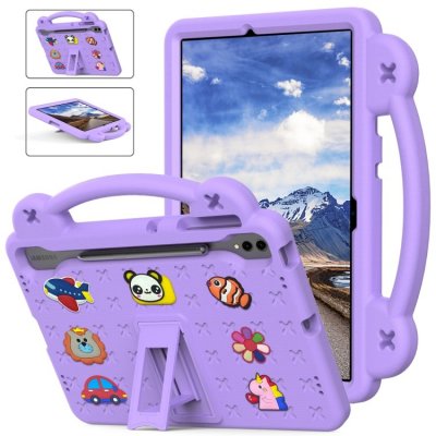 Protemio Fany Dětský kryt na tablet pro Samsung Galaxy Tab S9 FE+ 66751 fialový – Zboží Mobilmania