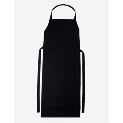 Workwear Verona Dlouhá pracovní zástěra s laclem 00130-01 Black – Hledejceny.cz