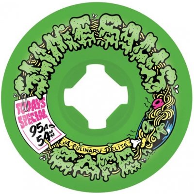 SLIME BALLS 56mm Double Take Cafe Vomit Mini Green Black 95a Slime Balls 124726 velikost – Hledejceny.cz