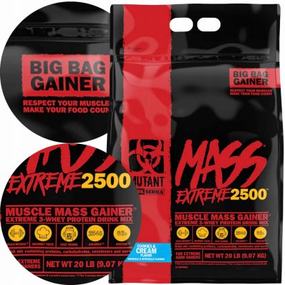 PVL Mutant Mass Extreme 2500 9000 g – Zboží Dáma
