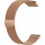 BStrap Milanese řemínek na Garmin Vivoactive 4s, rose gold SGA010C04 – Hledejceny.cz