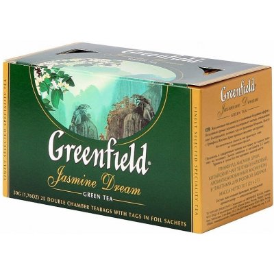 Greenfield zelený čaj Jasmine Dream 25 x 2 g