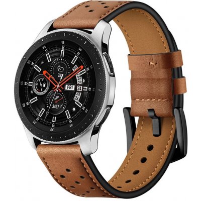 Tech-Protect řemínek pro Samsung Galaxy Watch 46mm - Leather Brown 99123277 – Zboží Mobilmania