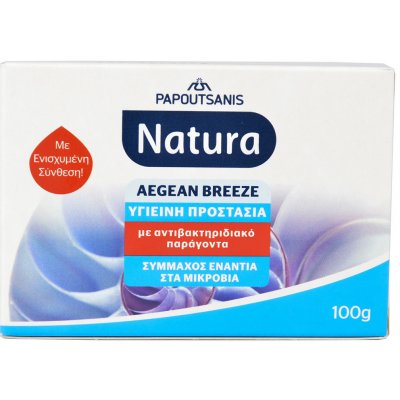 Papoutsanis Natura antibakteriální mýdlo Egejský vánek 100 g