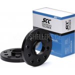 Rozšiřovací podložky SCC 15mm 5/112*5/100 - 57,1 mm, 12119W černé elox – Hledejceny.cz