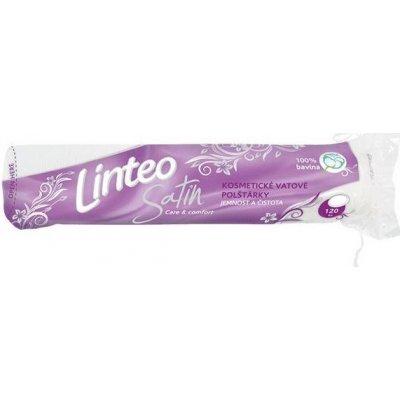 Linteo Satin Care & Comfort kosmetické tampony 120 ks