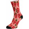 Walkee barevné ponožky Jahody Červená