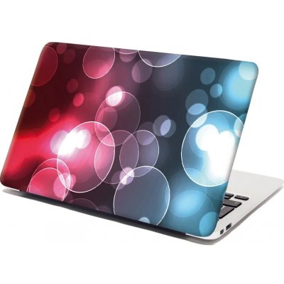 Sablio Samolepka na notebook Bublinová abstrakce - 38x26 cm – Zboží Živě