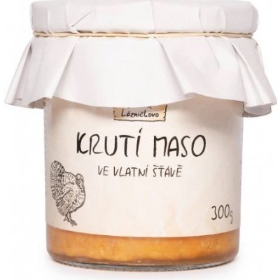 Lázničkovo Krůtí maso ve vlastní šťávě 300 g – Zboží Dáma