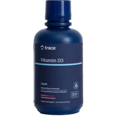 Trace Minerals Research Stopové minerály Vitamin D3 5000 Liquid, Cherry-Lemon - 473 ml – Hledejceny.cz