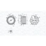 vnitřní ventilátor MAGNETI MARELLI 069412236010
