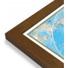 Nástěnné mapy National Geographic Svět - nástěnná mapa Classic 175 x 122 cm Varianta: mapa v dřevěném rámu, Provedení: Pegi tmavý ořech