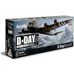 ITALERI Sada akrylových barev 445AP D-DAY AIRCRAFT 6 ks CF_33-445AP – Zboží Dáma