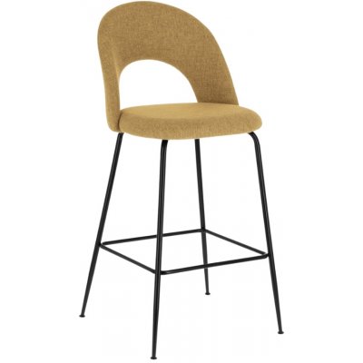 Kave Home Mahalia 63 cm hořčicově žlutá látková – Zbozi.Blesk.cz