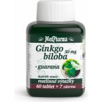 MedPharma Ginkgo biloba 30 mg Guarana 67 tablet – Hledejceny.cz