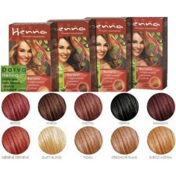 Důbrava Henna přírodní barva na vlasy Tizián 120 prášková 33 g