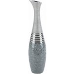 EUROFIRANY DEKORAČNÍ VÁZA NELI (16) (FI) 15X60 CM STŘÍBRNÁ – Hledejceny.cz