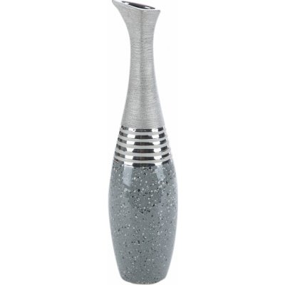 EUROFIRANY DEKORAČNÍ VÁZA NELI (16) (FI) 15X60 CM STŘÍBRNÁ – Hledejceny.cz