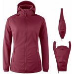 Mamalila softshellová nosící bunda Allrounder fit burgundy – Hledejceny.cz
