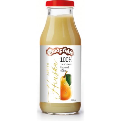 Ovocňák mošt ve skle jablko hruška 750 ml – Sleviste.cz