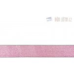 Pruženka s lurexem šíře 40 mm, růžová – Zboží Dáma