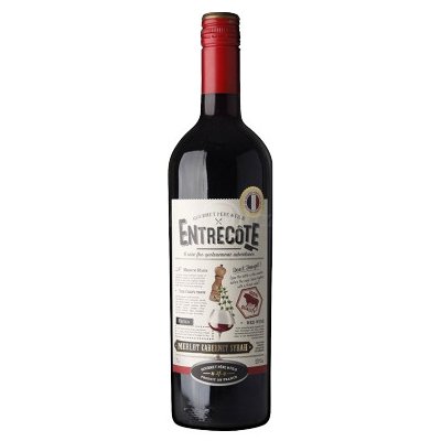 Entrecote Merlot Cabernet 14% 0,75 l (holá láhev)