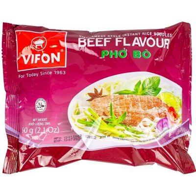 Vifon Pho Bo Instantní hovězí polévka 60 g x 30 ks – Zboží Dáma
