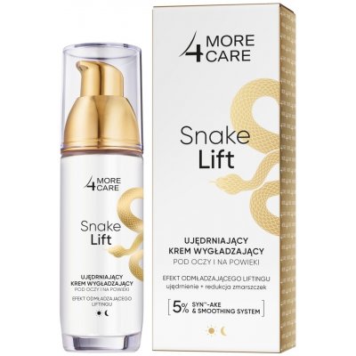 More4Care Spevňujúci vyhladzujúci krém na oči a očné viečka Snake Lift 35 ml – Zboží Mobilmania