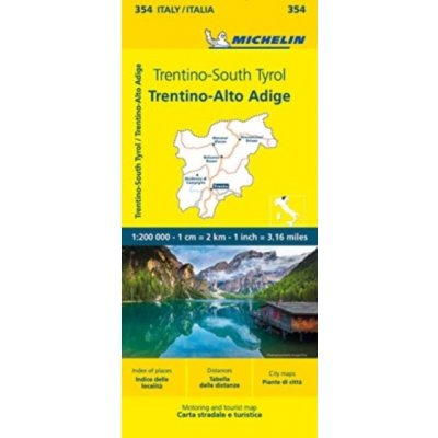 Itálie: Trentino, Jižní Tyrolsko (č. 354) mapa
