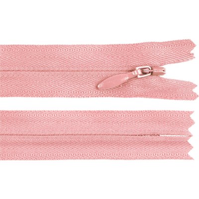 Spirálový zip skrytý YKK No 4 délka 60 cm, střední, 851 pudrová – Hledejceny.cz
