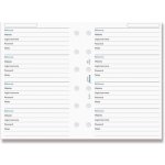 Filofax Seznam hesel náplň kapesních diářů formát A7 20 listů – Zboží Živě