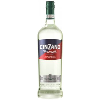 Cinzano Extra Dry 18% 1 l (holá láhev)