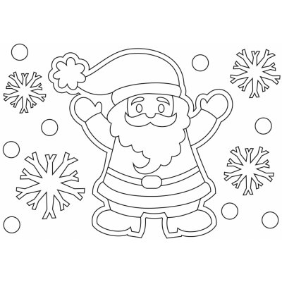 Pískohraní s.r.o. Šablona Vánoční skřítek Velikost: 148 x 210 mm – Zboží Mobilmania