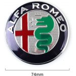 Znak Alfa Romeo 74mm nové logo od 2015 - pro 159 156 147 146 164 ... – Sleviste.cz