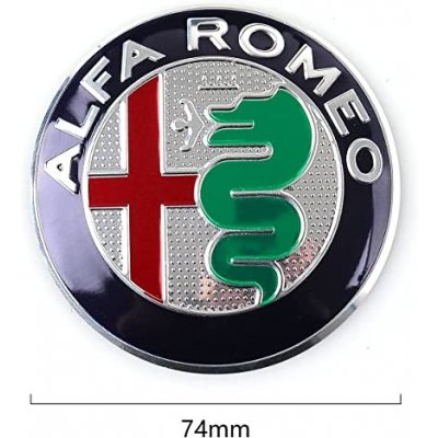 Znak Alfa Romeo 74mm nové logo od 2015 - pro 159 156 147 146 164 ... – Zbozi.Blesk.cz