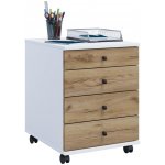 VCM Lona Mini bílá dub – Zboží Dáma