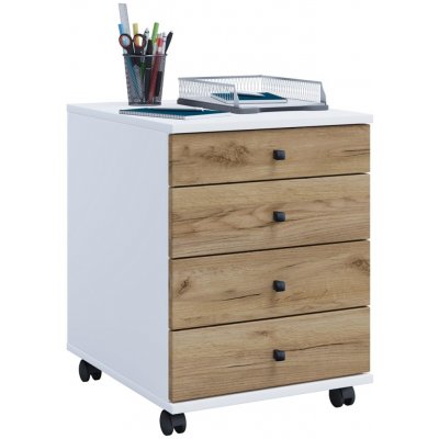 VCM Lona Mini bílá dub – Zboží Dáma