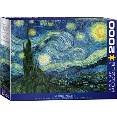 EuroGraphics Gogh Hvězdná noc 2000 dílků – Sleviste.cz