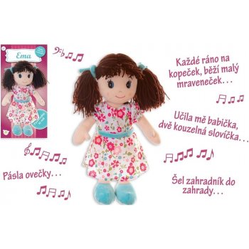 Teddies Ema hadrová plyš 40 cm česky mluvící a zpívající