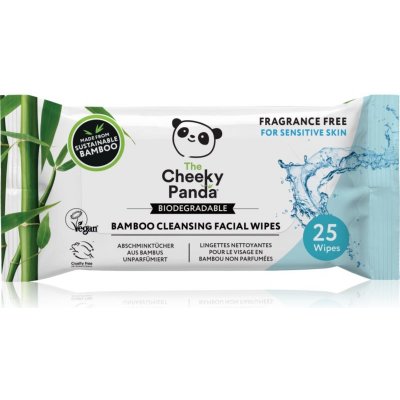 Cheeky Panda Bamboo Cleansing Facial Wipes vlhčené čisticí ubrousky pro citlivou pleť 25 ks – Hledejceny.cz