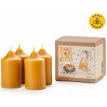 Rozvoněno Sada adventních svíček ze včelího vosku Adventní čas 4 ks – Zboží Dáma Rozvoněno Sada adventních svíček ze včelího vosku Adventní čas 4 ks – Zboží Dáma