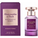 Abercrombie & Fitch Authentic Night parfémovaná voda dámská 50 ml – Hledejceny.cz