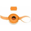 Prýmka, stuha, mašle, lemovka OTK Značkovací etikety 25 x 16 Contact oblé oranžové